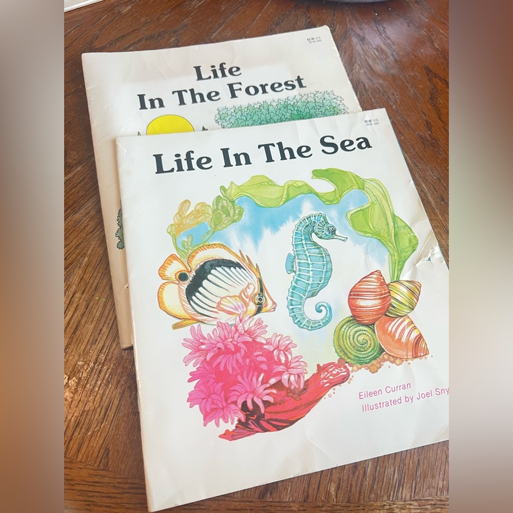 Life In The Sea and Life In The Forest Books